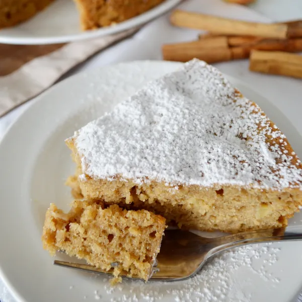 Pastel de Manzana en Licuadora